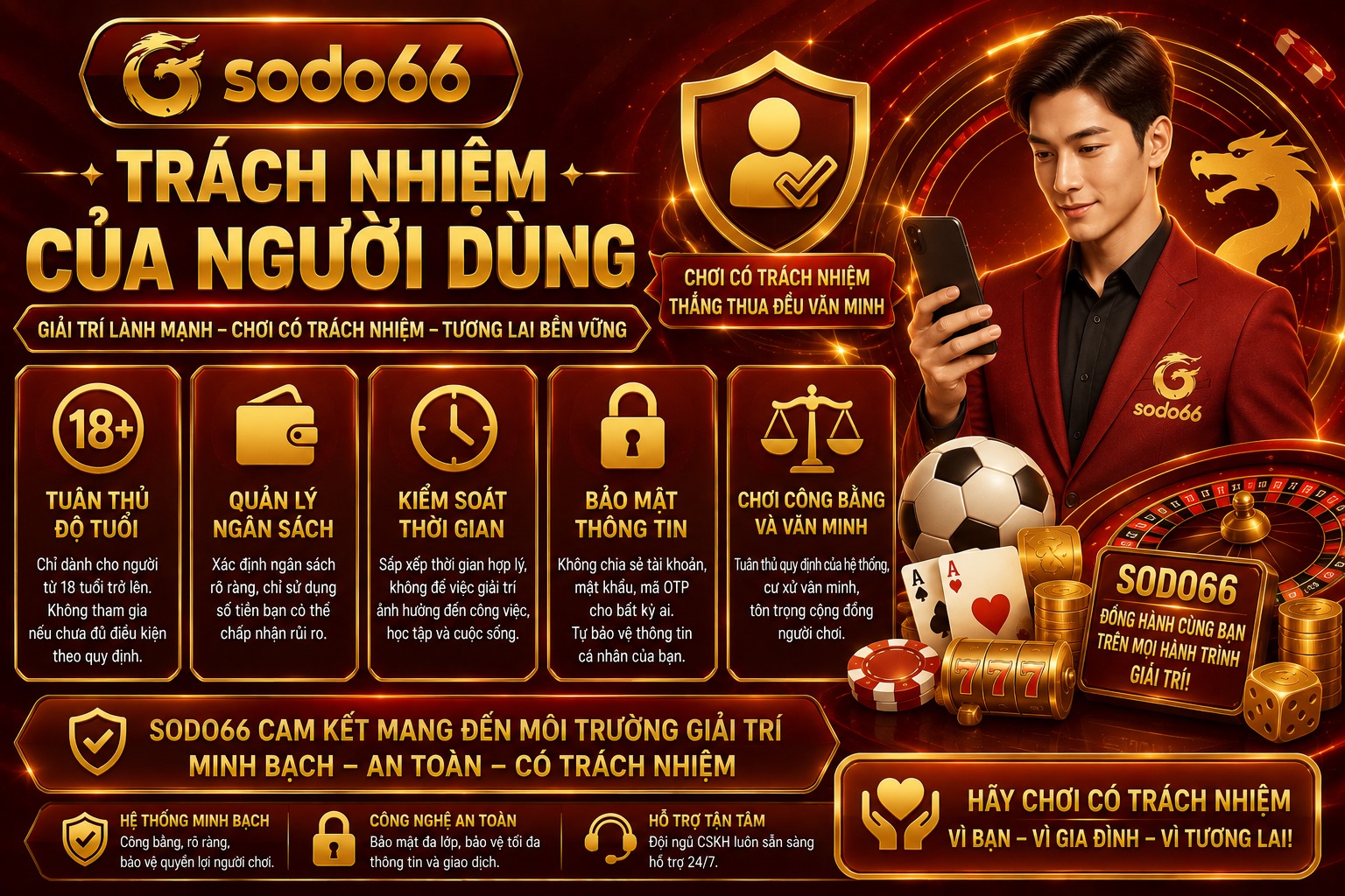 Sodo66 trách nhiệm của người dùng